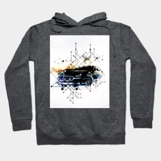 Abstract sport car Hoodie